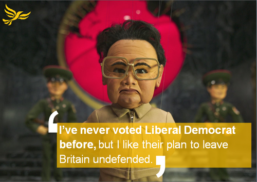 Kim Jong Il would vote Lib Dem
