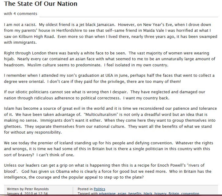 State of our nation blogpost